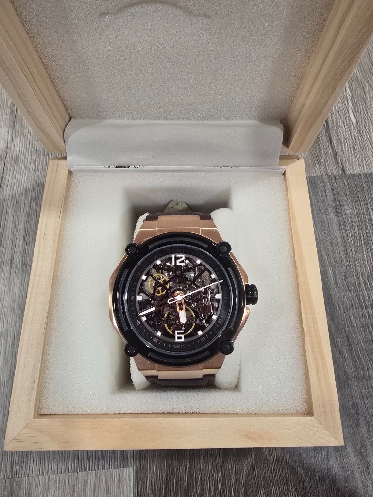 Time100 Automatic Watches For Men Mechanical Mens Wrist WatchesNo Battery